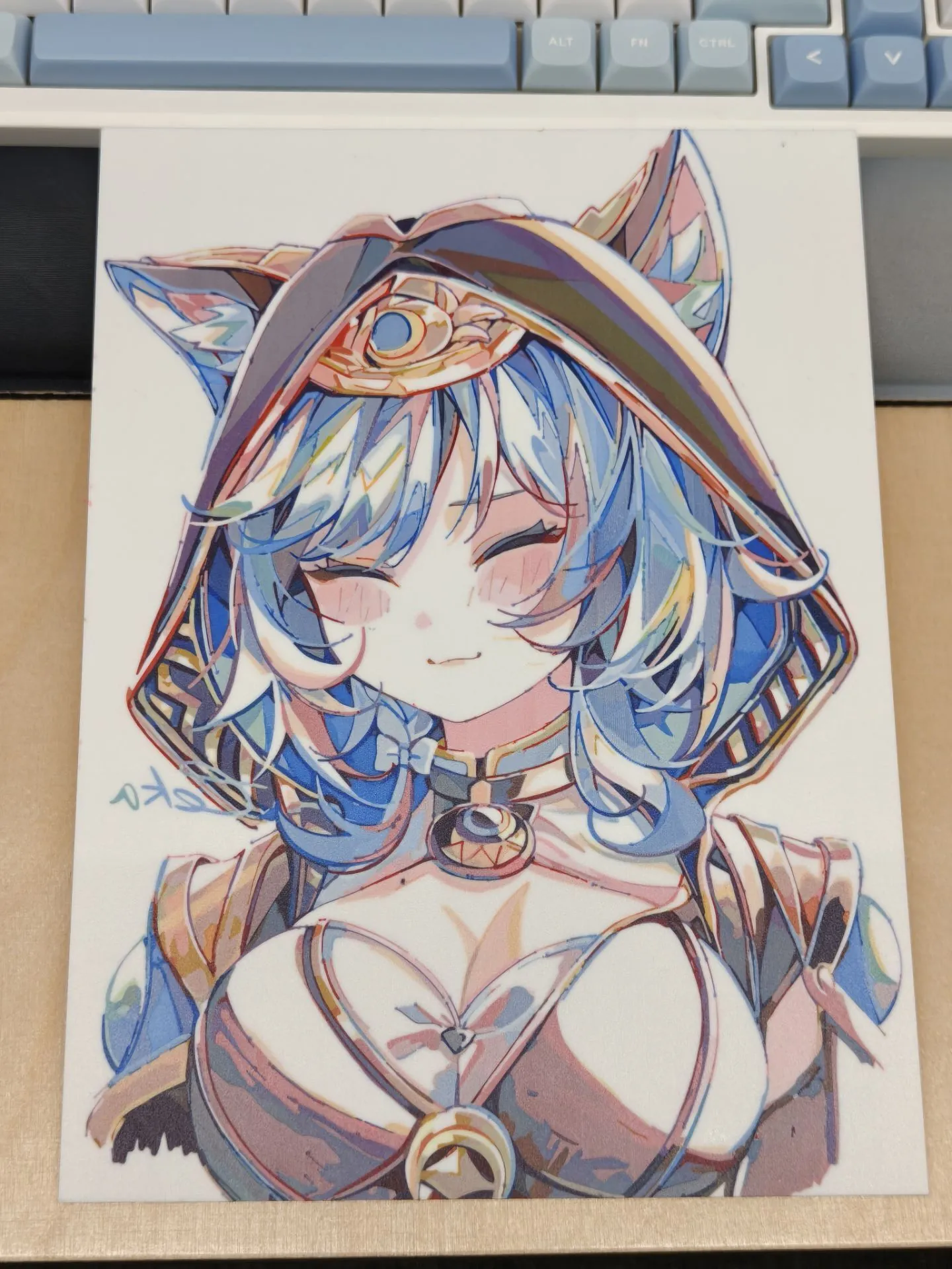 动漫角色特写打印